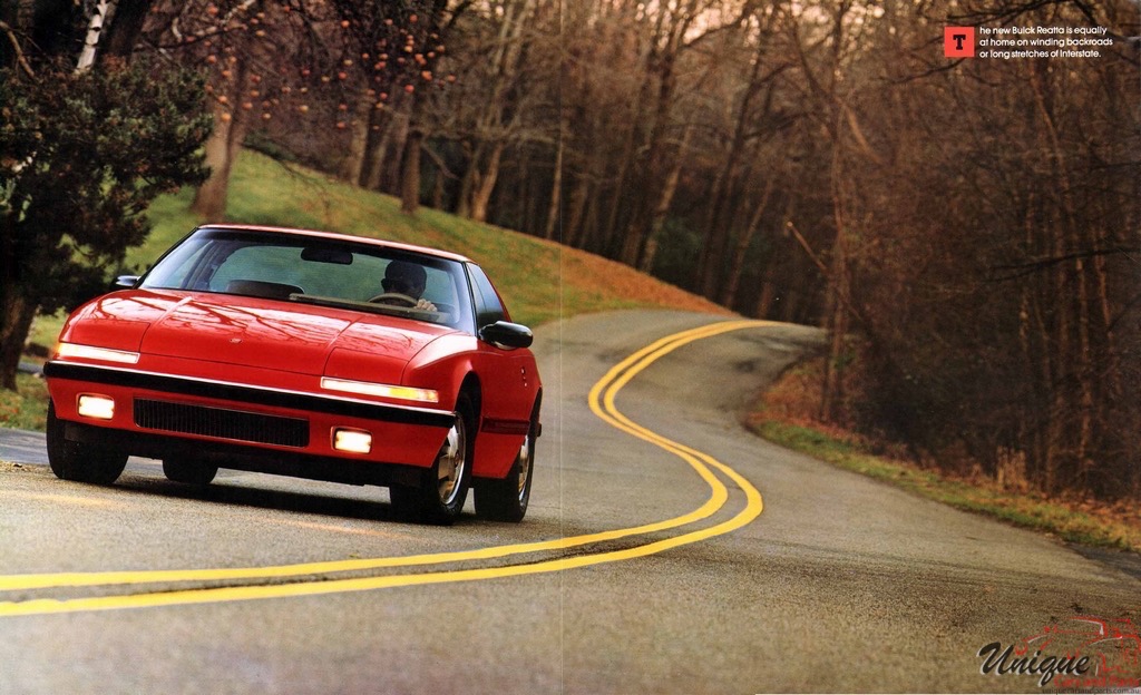 1988 Buick Reatta Brochure Page 1